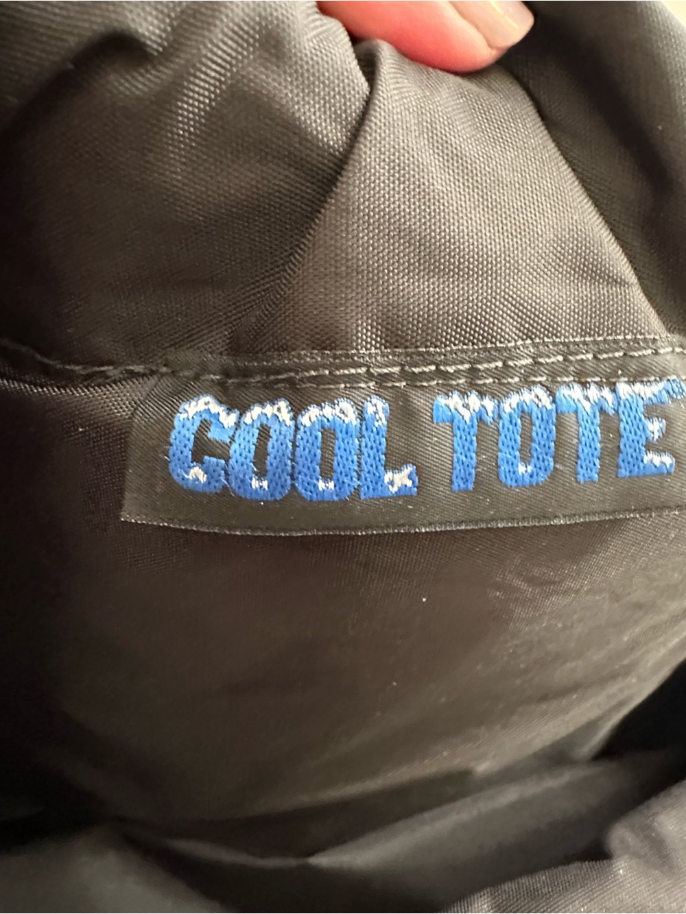Black Insulated Cooler Bag